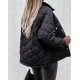 Pocket Collar Datay Jessica Matt Fabric Coat, 5046