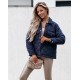Pocket Collar Datay Jessica Matt Fabric Coat, 5042