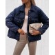 Pocket Collar Datay Jessica Matt Fabric Coat, 5042