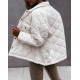 Pocket Collar Datay Jessica Matt Fabric Coat, 5037