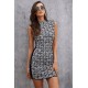 Women's Turtleneck Padded Waterway Motif Diving Dress, 7571