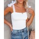 Sandy Blouse With Tulle Straps, 3070