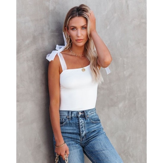 Sandy Blouse With Tulle Straps, 3070