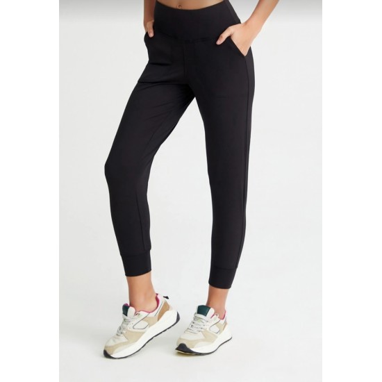 Women's High Waist Diving Fabric Pocket Jogger Sweatpants, 8006 Women's High Waist Diving Fabric Pocket Jogger Sweatpants, 8006