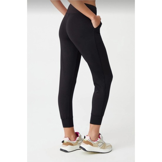 Women's High Waist Diving Fabric Pocket Jogger Sweatpants, 8006 Women's High Waist Diving Fabric Pocket Jogger Sweatpants, 8006