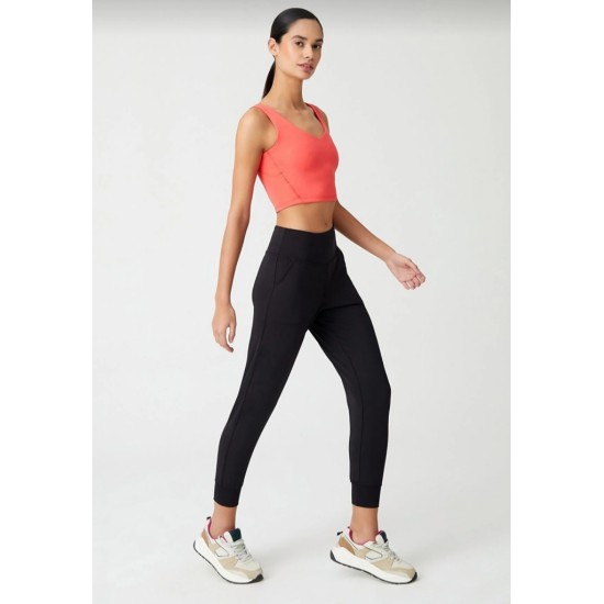 Women's High Waist Diving Fabric Pocket Jogger Sweatpants, 8006 Women's High Waist Diving Fabric Pocket Jogger Sweatpants, 8006
