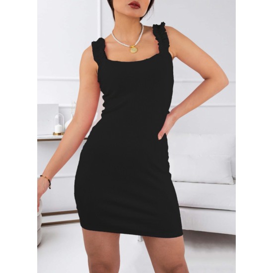 Frill Detail Camisole Fabric Dress, 7388