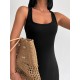 Women's Sleeveless Tasseled Viscose Dress, 8332 Women's Sleeveless Tasseled Viscose Dress, 8332