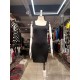 Women's Strappy U-neck Crepe Dress, 8363