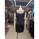 Women's Strappy U-neck Crepe Dress, 8363