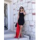 Women's Strappy U-neck Crepe Dress, 8363