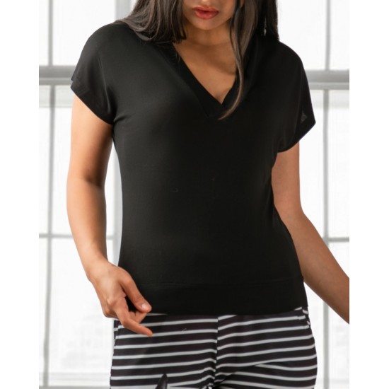 V-neck Viscose Fabric Blouse, 3152