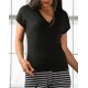 V-neck Viscose Fabric Blouse, 3152