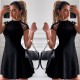 Shoulder Lacing Detail Sandy Fabric Dress, 2918 Shoulder Lacing Detail Sandy Fabric Dress, 2918