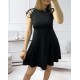 Shoulder Lacing Detail Sandy Fabric Dress, 2918 Shoulder Lacing Detail Sandy Fabric Dress, 2918