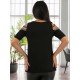Sleeves Stone Detail Viscose Blouse (black), 3603 Sleeves Stone Detail Viscose Blouse (black), 3603