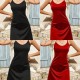 Women Chain Strap Viscose Dress, 8751