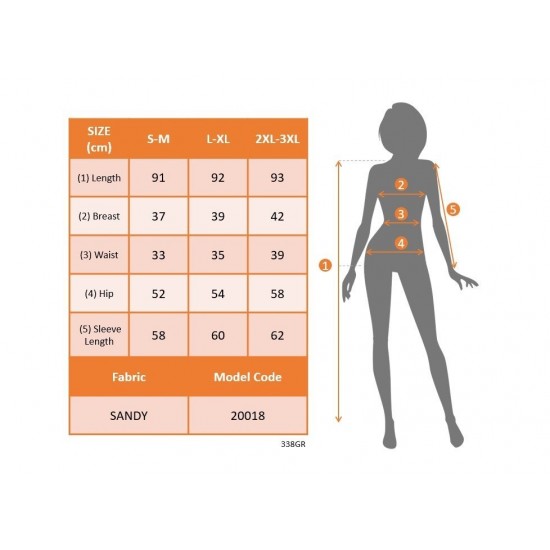 Kadın Uzun Kollu Derin V Yaka Göğüs Altı Dekolte Detaylı Sandy Mini Boy Elbise, 12693