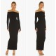 Women' S Long Sleeve Madonna Collar Finger Snap Detail Camisole Dress, 12679 Women' S Long Sleeve Madonna Collar Finger Snap Detail Camisole Dress, 12679
