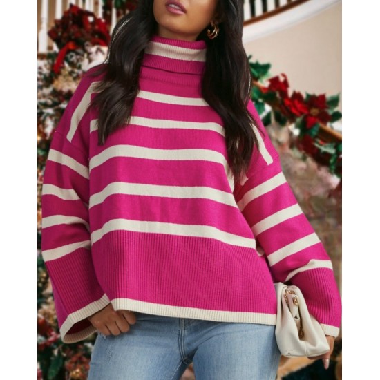 Women' S Long Sleeve Turtleneck Spanish Sleeve Knit Blouse, 11373 Women' S Long Sleeve Turtleneck Spanish Sleeve Knit Blouse, 11373