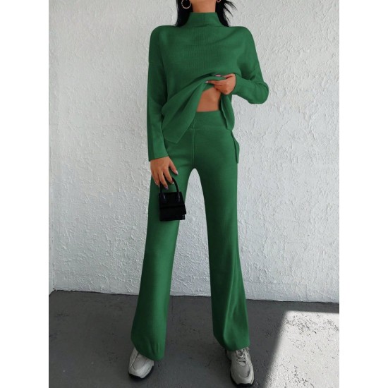 Women' S Long Sleeve Knitwear Two Piece Set, 11040 Women' S Long Sleeve Knitwear Two Piece Set, 11040