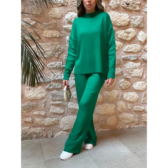 Women' S Long Sleeve Knitwear Two Piece Set, 11040 Women' S Long Sleeve Knitwear Two Piece Set, 11040