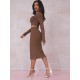 Women' S Long Sleeve Camisole Crop And Skirt Set , 10793 Women' S Long Sleeve Camisole Crop And Skirt Set , 10793