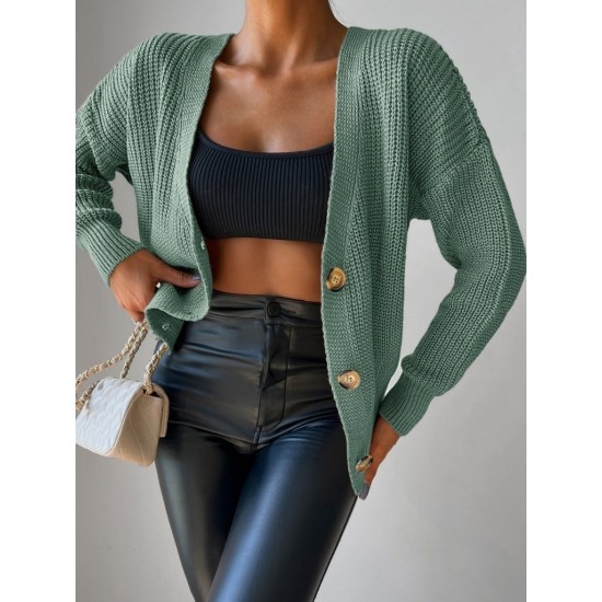 Women' S Long Sleeve Button Detail Knit Blouse, 10778 Women' S Long Sleeve Button Detail Knit Blouse, 10778