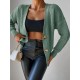 Women' S Long Sleeve Button Detail Knit Blouse, 10778 Women' S Long Sleeve Button Detail Knit Blouse, 10778