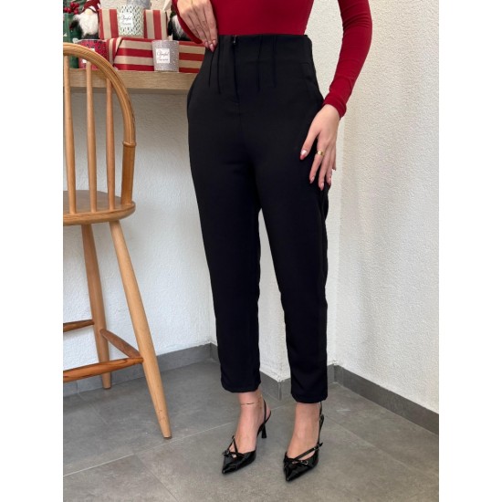 Kadın üste Oturan Bilek üzerinde Biten Paça Ithal Krep Pantolon, 10317 Kadın üste Oturan Bilek üzerinde Biten Paça Ithal Krep Pantolon, 10317