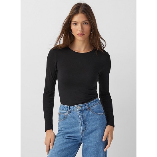 Women' S Long Sleeve Crew Neck Jersey Blouse , 6540 Women' S Long Sleeve Crew Neck Jersey Blouse , 6540