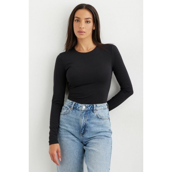 Women' S Long Sleeve Crew Neck Jersey Blouse , 6540 Women' S Long Sleeve Crew Neck Jersey Blouse , 6540