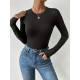 Women' S Long Sleeve Crew Neck Jersey Blouse , 6540 Women' S Long Sleeve Crew Neck Jersey Blouse , 6540