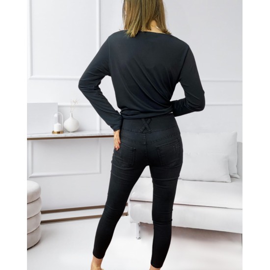 Yüksek Bel Likralı Kot Pantolon, 5192