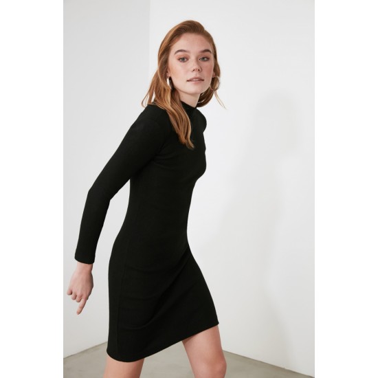 Women' S Black Plain Turtleneck Camisole Dress 1554, 4655 Women' S Black Plain Turtleneck Camisole Dress 1554, 4655