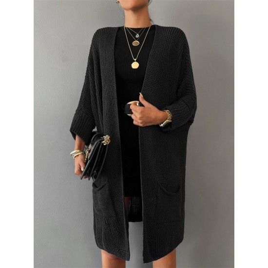 Kadın Oversize Kalıp Cep Detay Salaş Triko Hırka, 10157 Kadın Oversize Kalıp Cep Detay Salaş Triko Hırka, 10157