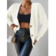 Button Detail Knit Blouse, 4185