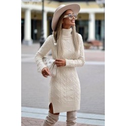 Loren Yünlü Motifli Midi Boy Triko Elbise, 3787 Loren Yünlü Motifli Midi Boy Triko Elbise, 3787