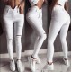 5 Düğmeli V Detay Bel Yırtık Kot Pantolon, 5031 5 Düğmeli V Detay Bel Yırtık Kot Pantolon, 5031