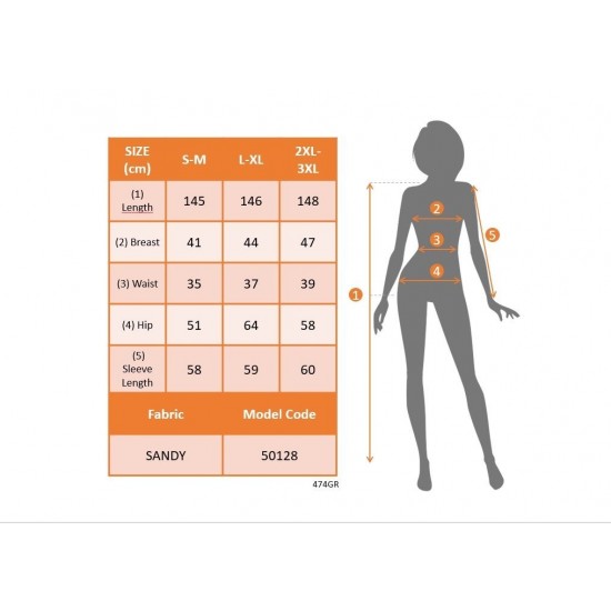 Kadın Uzun Kollu Derin V Kruvaze Yaka Beli Lastik Yırtmaç Ve Bağcık Detaylı Sandy Tam Boy Elbise, 13817 Kadın Uzun Kollu Derin V Kruvaze Yaka Beli Lastik Yırtmaç Ve Bağcık Detaylı Sandy Tam Boy Elbise, 13817