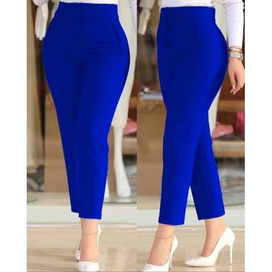 Kadın üste Oturan Bilek üzerinde Biten Paça Krep Pantolon, 10319 Kadın üste Oturan Bilek üzerinde Biten Paça Krep Pantolon, 10319