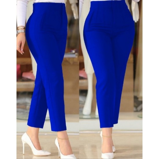 Kadın üste Oturan Bilek üzerinde Biten Paça Krep Pantolon, 10319 Kadın üste Oturan Bilek üzerinde Biten Paça Krep Pantolon, 10319