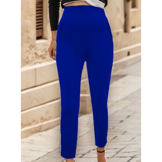 Kadın üste Oturan Bilek üzerinde Biten Paça Krep Pantolon, 10319 Kadın üste Oturan Bilek üzerinde Biten Paça Krep Pantolon, 10319