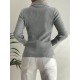 Women' S Polo Collar Finger Detail Knitwear Blouse 2047, 10894 Women' S Polo Collar Finger Detail Knitwear Blouse 2047, 10894