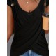 Kadın Kısa Kollu V Yakalı Omuzlarda Büzgü Düğme Detay Viskon Bluz , 15240