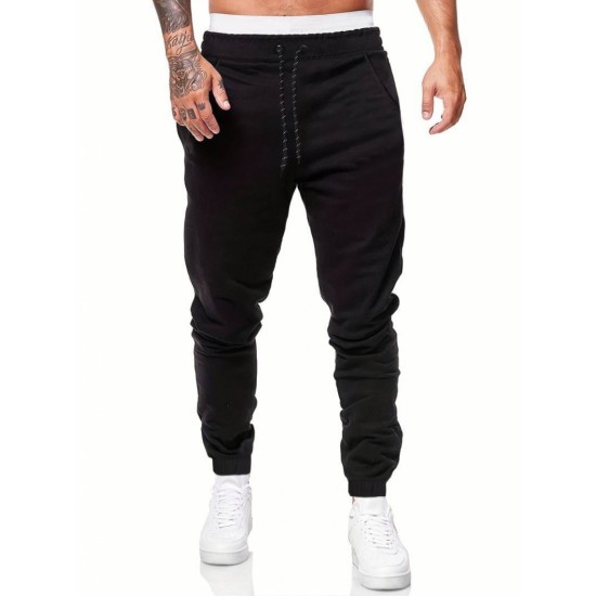 Erkek Beli Kordonlu Jogger Viskon Iki Iplik Kumaş Eşofman, 15701 Erkek Beli Kordonlu Jogger Viskon Iki Iplik Kumaş Eşofman, 15701