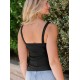 Kadın Kolsuz Zincir Askılı Kaşkorse Bodycon Bluz, 15844 Kadın Kolsuz Zincir Askılı Kaşkorse Bodycon Bluz, 15844