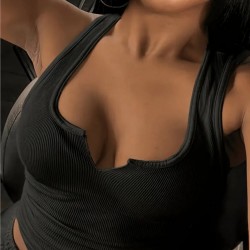 Kadın Kolsuz V Yakalı Kaşkorse Bluz, 16499 Kadın Kolsuz V Yakalı Kaşkorse Bluz, 16499