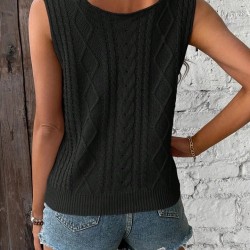 Kadın Askılı V Yaka örme Detay Triko Bluz, 16951 Kadın Askılı V Yaka örme Detay Triko Bluz, 16951