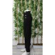 Women' S Button Detail Wide Leg Imported Crepe Trousers , 17088 Women' S Button Detail Wide Leg Imported Crepe Trousers , 17088